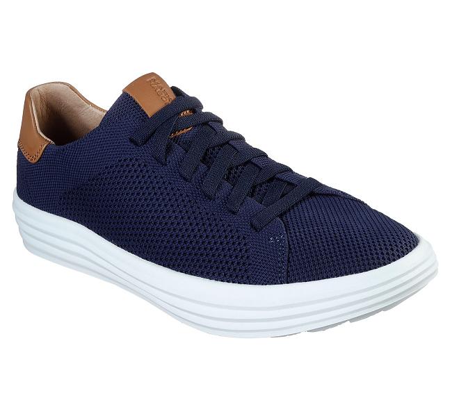 Zapatos Sin Cordones Skechers Hombre - Shogun Azul Marino VYSRT2537